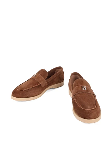 Жіночі сліпери Attizzare велюрові коричневі(Y023-26) - фото 5 - Miraton