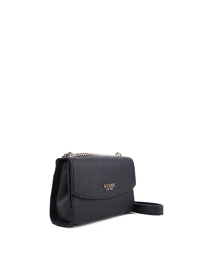 Женская сумка кросс-боди Guess из экокожи черная - фото 2 - Miraton