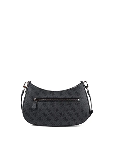 Женская сумка через плечо Guess из экокожи серая - фото 3 - Miraton