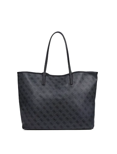 Женская сумка 2 в 1 из экокожи серая - фото 3 - Miraton