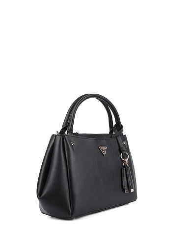 Женская сумка тоут Guess из экокожи черная - фото 2 - Miraton