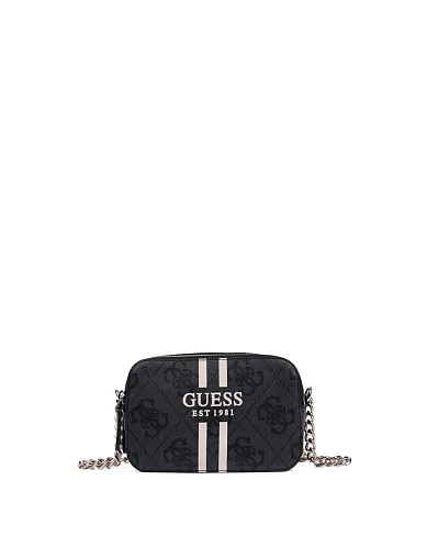 Женская сумка кросс-боди из экокожи серая - фото 1 - Miraton