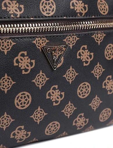 Женский рюкзак из экокожи коричневый - фото 4 - Miraton