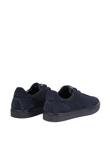 Мужские кеды MIRATON из нубука синие - фото 4 - Miraton