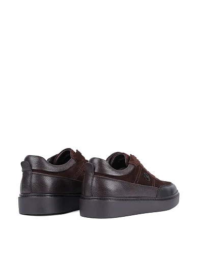 Чоловічі кеди MIRATON замшеві коричневі (06625A-25-X61/G14/S42) - фото 4 - Miraton