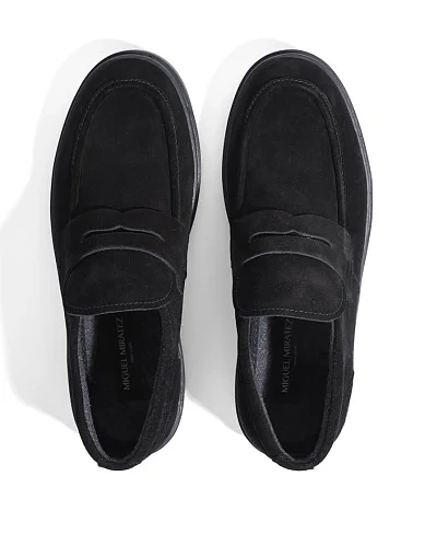 Мужские ботинки Miguel Miratez замшевые черные - фото 5 - Miraton