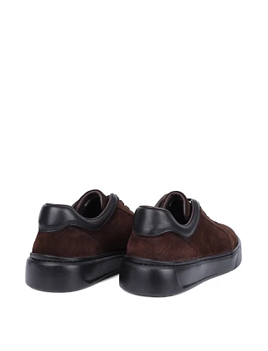 Чоловічі кеди MIRATON замшеві коричневі (06628A-011-D01/X61) - фото 4 - Miraton