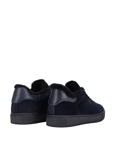 Чоловічі кеди замшеві сині (813A-61-X35/A9M) - фото 4 - Miraton