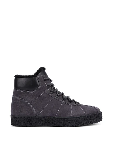 Чоловічі черевики замшеві сірі (88510X-20-NR2M) - фото 1 - Miraton