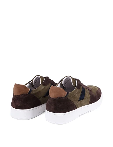 Чоловічі кеди MIRATON замшеві зелені (M018A-610-X61/MU23/X35/M235) - фото 4 - Miraton