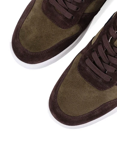 Чоловічі кеди MIRATON замшеві зелені (M018A-610-X61/MU23/X35/M235) - фото 5 - Miraton