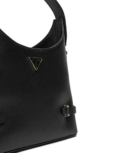 Женская сумка из экокожи черная - фото 3 - Miraton