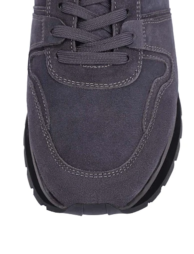 Мужские кроссовки замшевые серые - фото 5 - Miraton