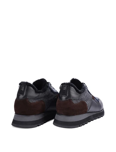 Чоловічі кросівки MIRATON замшеві (M907A-09-S42/G12M) - фото 4 - Miraton