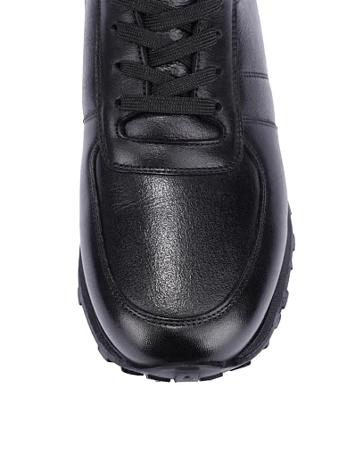 Чоловічі черевики шкіряні чорні (MU097X-60-A08/U31M) - фото 5 - Miraton