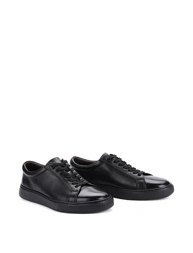 Чоловічі кеди MIRATON шкіряні чорні (MU189A-202-T100) - фото 3 - Miraton