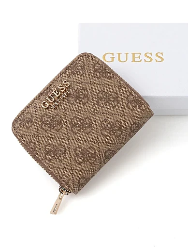 Кошелек Laurel на молнии из экокожи бежевый - фото 4 - Miraton