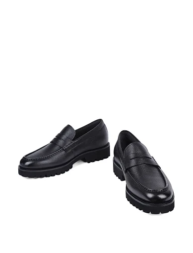 Чоловічі туфлі Miguel Miratez шкіряні чорні (MU316A-60-G11MZ) - фото 5 - Miraton