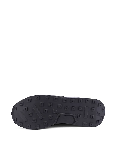 Мужские кроссовки MIRATON кожаные черные - фото 2 - Miraton