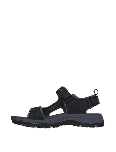 Мужские сандалии Skechers PREWITT из искусственной кожи черные - фото 5 - Miraton