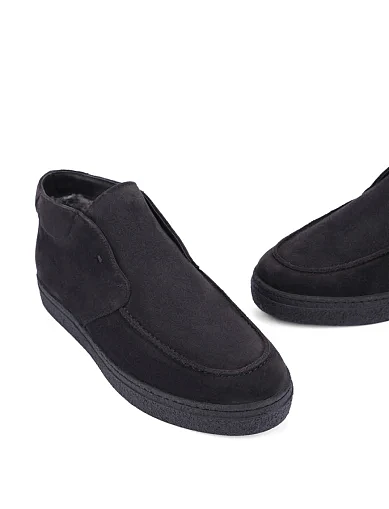 Мужские ботинки замшевые серые - фото 2 - Miraton