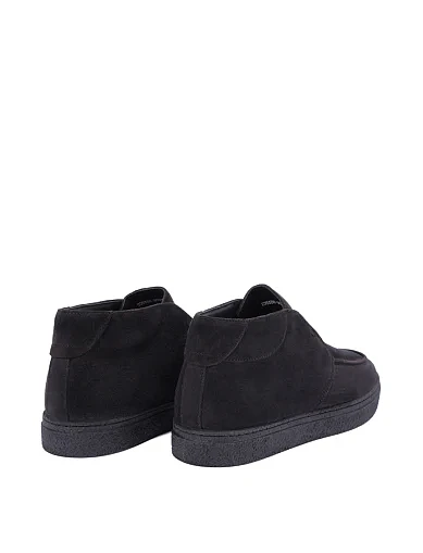 Мужские ботинки замшевые серые - фото 4 - Miraton