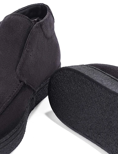 Мужские ботинки замшевые серые - фото 5 - Miraton