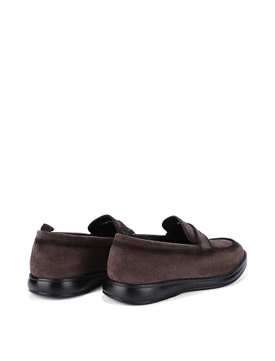 Чоловічі туфлі лофери Miguel Miratez замшеві сірі (2428D-911-372) - фото 4 - Miraton