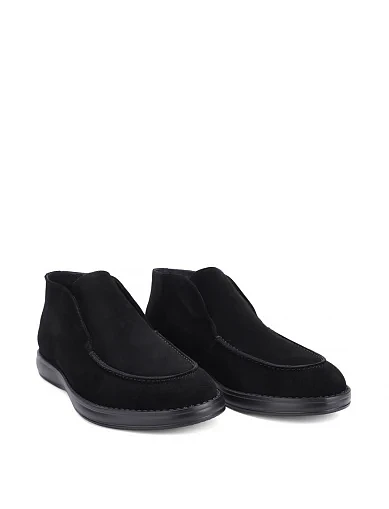 Мужские ботинки Miguel Miratez замшевые черные - фото 3 - Miraton