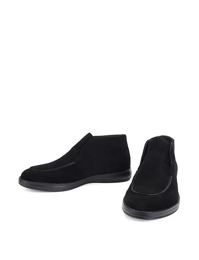 Мужские ботинки Miguel Miratez замшевые черные - фото 5 - Miraton