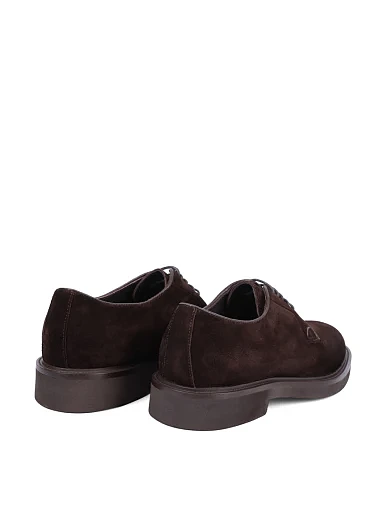 Мужские туфли Miguel Miratez замшевые коричневые - фото 4 - Miraton