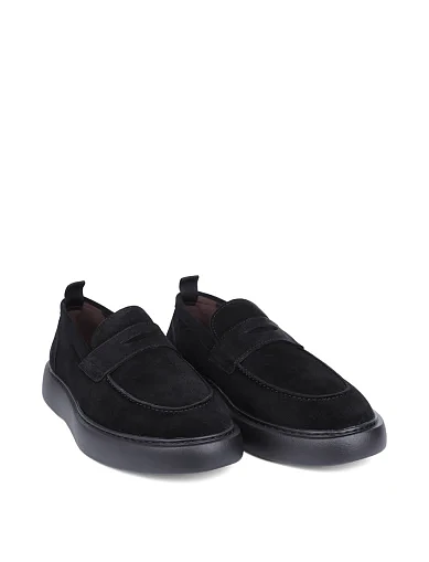 Мужские туфли Miguel Miratez замшевые черные - фото 3 - Miraton