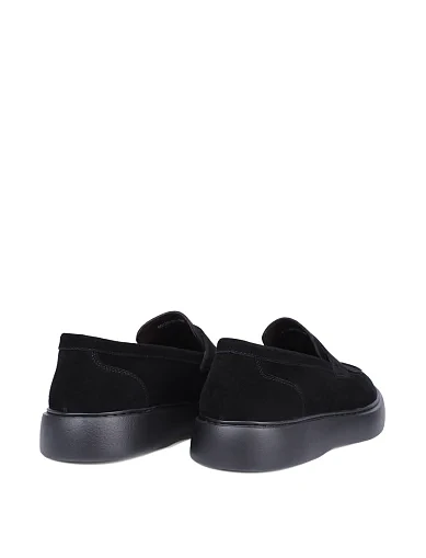 Мужские туфли Miguel Miratez замшевые черные - фото 4 - Miraton