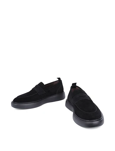 Мужские туфли Miguel Miratez замшевые черные - фото 5 - Miraton