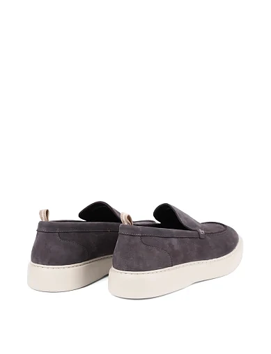 Чоловічі туфлі Miguel Miratez з нубуку сірі (5012D-92-269) - фото 4 - Miraton