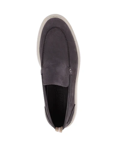 Чоловічі туфлі Miguel Miratez з нубуку сірі (5012D-92-269) - фото 5 - Miraton