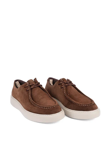 Чоловічі туфлі Miguel Miratez замшеві коричневі (5012D-93-355) - фото 4 - Miraton