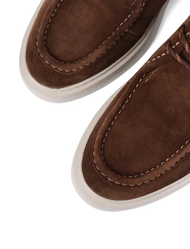 Чоловічі туфлі Miguel Miratez замшеві коричневі (5012D-93-355) - фото 6 - Miraton
