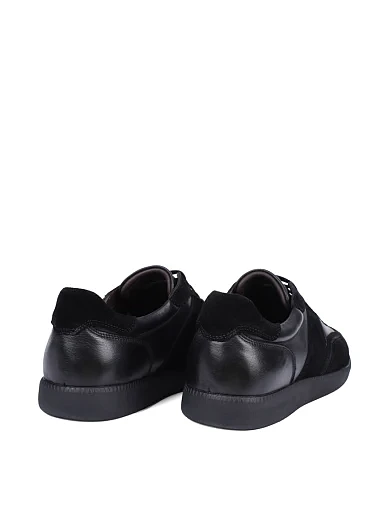 Чоловічі кеди MIRATON шкіряні чорні (5019D-72-187) - фото 4 - Miraton