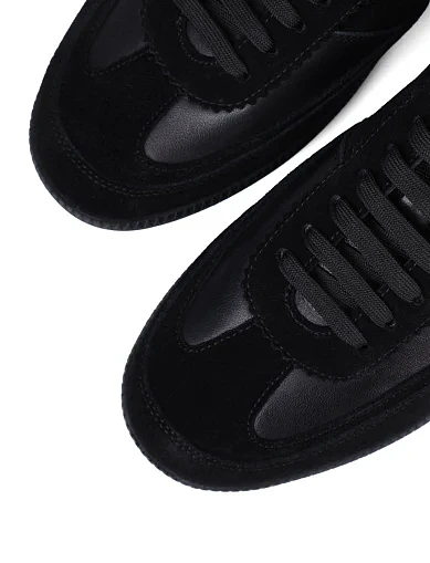 Чоловічі кеди MIRATON шкіряні чорні (5019D-72-187) - фото 5 - Miraton