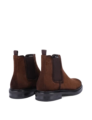 Чоловічі черевики челсі замшеві коричневі (5036DH-101-350R) - фото 4 - Miraton