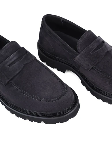 Мужские туфли Miguel Miratez замшевые серые - фото 5 - Miraton