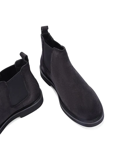 Чоловічі черевики челсі Miguel Miratez замшеві сірі (526DH-110-680R) - фото 2 - Miraton