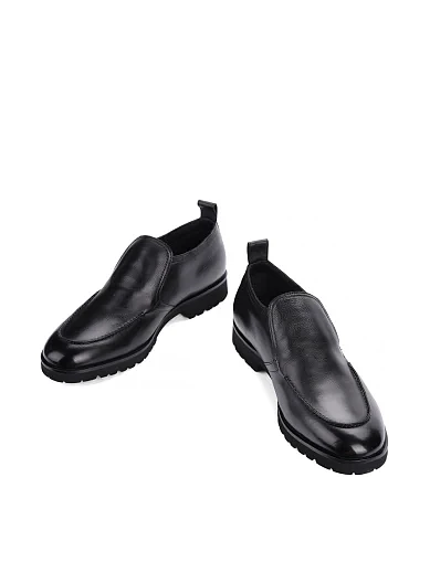 Чоловічі черевики Miguel Miratez шкіряні чорні (527DH-101-1) - фото 2 - Miraton