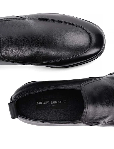 Чоловічі черевики Miguel Miratez шкіряні чорні (527DH-101-1) - фото 5 - Miraton