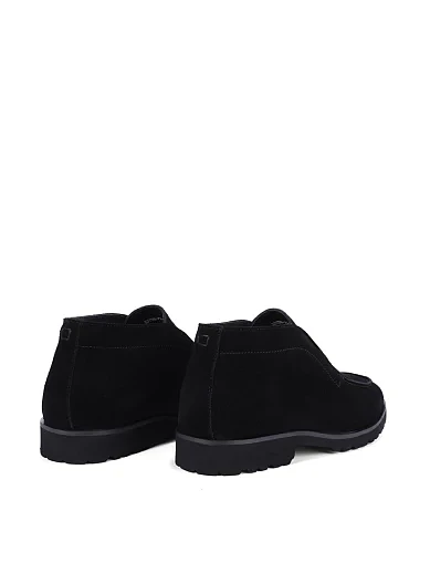 Чоловічі черевики замшеві чорні (527DH-72-187M) - фото 4 - Miraton