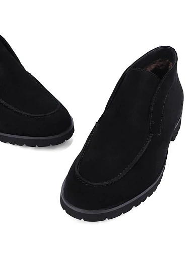 Чоловічі черевики замшеві чорні (527DH-72-187M) - фото 5 - Miraton