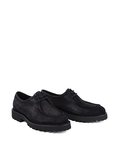 Мужские туфли Miguel Miratez замшевые серые - фото 3 - Miraton