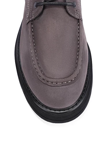 Чоловічі черевики Miguel Miratez з нубуку сірі (551DH-79-269M) - фото 5 - Miraton