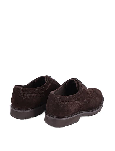 Чоловічі туфлі Miguel Miratez замшеві коричневі (9368D-71-662) - фото 4 - Miraton